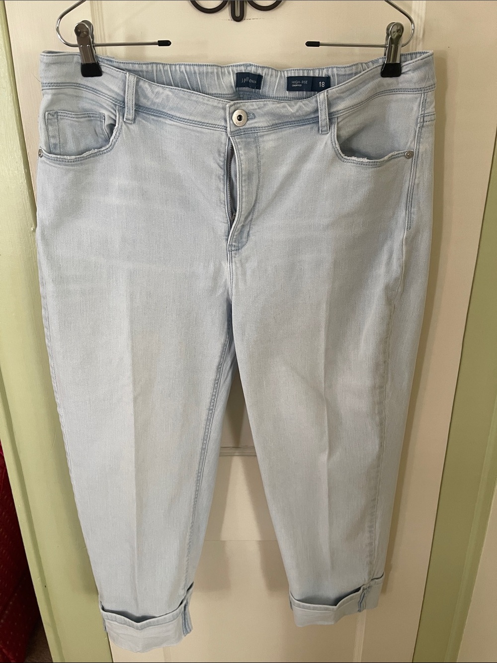 J. Jill Summer Light Blue Cropped Women's Jeans